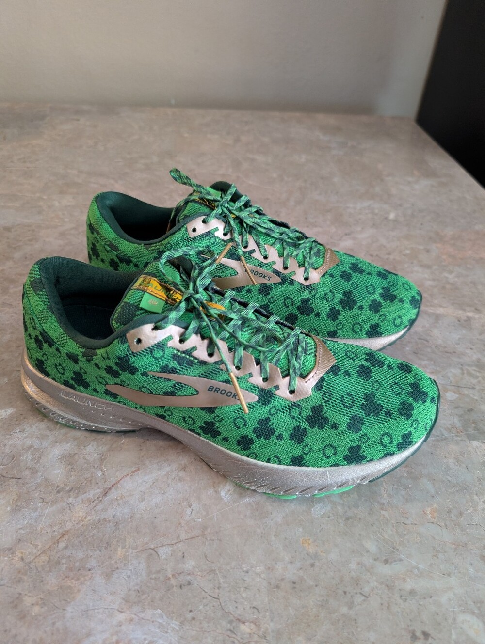 Brooks Launch 6 'ST. Patrick Day' #110297 Running Shoes (2018) Women's Size 9